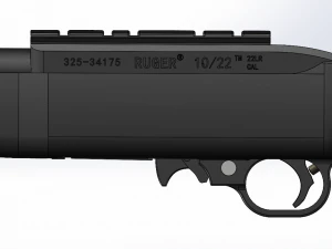 Ruger 1022 3D Model