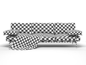 Sofa beb Italia diesis 3D Modell