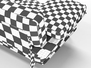 Sofa beb Italia diesis 3D Modell