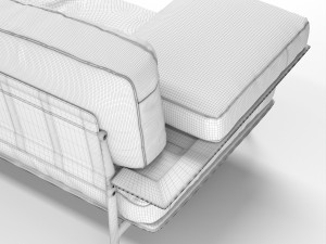 Sofa beb Italia diesis 3D Modell