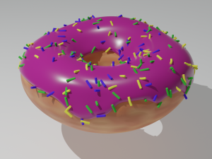Delicious donut 3D 모델