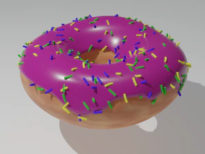 Lezzetli çörek 3D Model