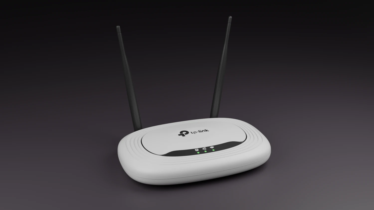 TP-LINK Low-poly 3D Model .c4d .max .obj .3ds .fbx .stl .blend 