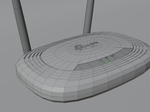 TP-LINK Low-poly 3D Model