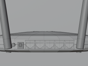 TP-LINK Low-poly 3D Model