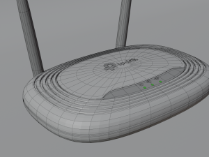 TP-LINK Low-poly 3D Model