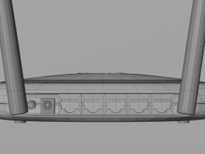 TP-LINK Low-poly 3D Model