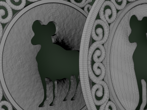 Capricorn pendant Model Cetak 3D