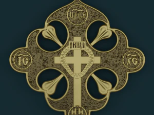 Hanging cross 3D Print Model