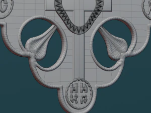 Hanging cross 3D Print Model