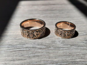 Family ring 3D Print Model