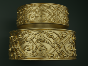 Family ring Modèles 3D en vedette