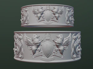 Family ring 3D Print Model