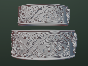 Family ring Modèles 3D en vedette