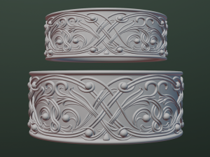 Family ring Modèles 3D en vedette