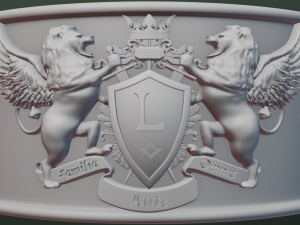 Family ring Modèles 3D en vedette