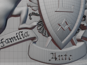Family ring Modèles 3D en vedette