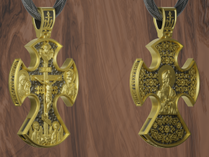 Cross pendant 3D 프린트 모델