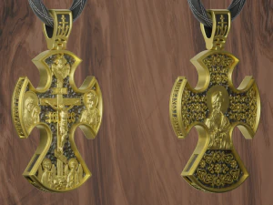 Cross pendant 3D Print Model