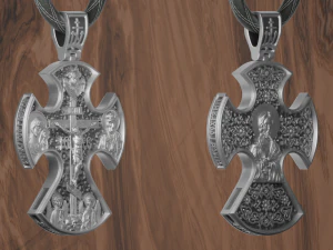 Cross pendant 3D Print Model