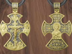 Cross pendant 3D 프린트 모델