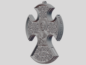 Cross pendant 3D 프린트 모델
