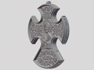 Cross pendant 3D Print Model