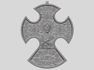Cross pendant 3D 프린트 모델