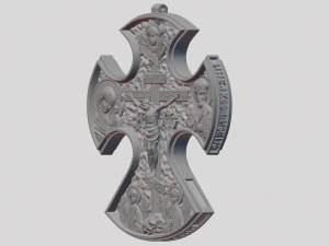 Cross pendant 3D Print Model