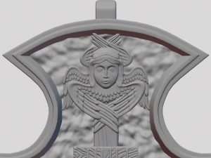 Cross pendant 3D Print Model