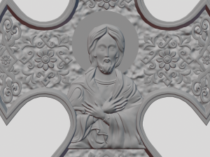 Cross pendant 3D 프린트 모델