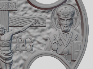 Cross pendant 3D 프린트 모델