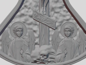 Cross pendant 3D Print Model