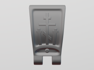 Cross pendant 3D 프린트 모델