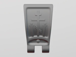 Cross pendant 3D Print Model