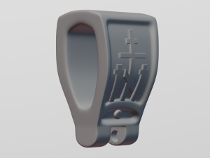 Cross pendant 3D 프린트 모델