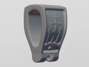 Cross pendant 3D Print Model