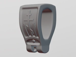 Cross pendant 3D Print Model