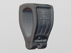 Cross pendant 3D Print Model