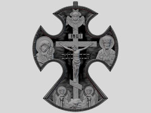 Cross pendant 3D 프린트 모델