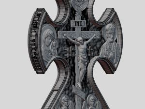 Cross pendant 3D 프린트 모델