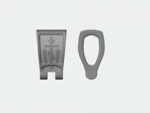 Cross pendant 3D Print Model