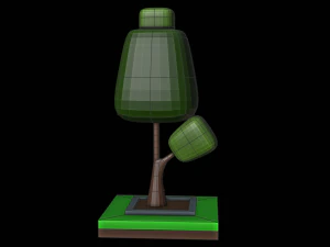Isometric fantasy tree 3D Model