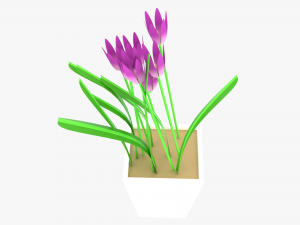 Flower pot collection 3D Модель