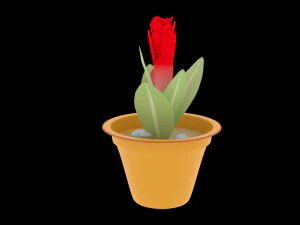 화분 수집 3D 모델