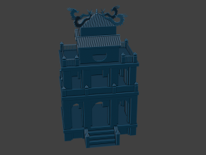 Hanoi Tower - Thap Rua Modelo 3D