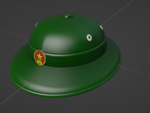 Vietnam hats - Vietnam army - mu coi - non la 3D 모델