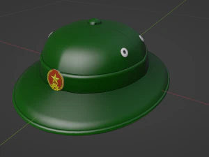 Vietnam hats - Vietnam army - mu coi - non la 3D Model