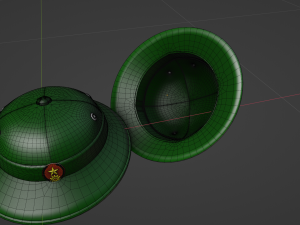 Vietnam hats - Vietnam army - mu coi - non la 3D 모델