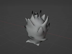 Dragon fruit - thanh long - tropical fruit 3D Model